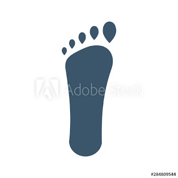 Foot step icon