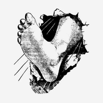 Foot stomp drawing, vintage illustration. | Free Photo - rawpixel