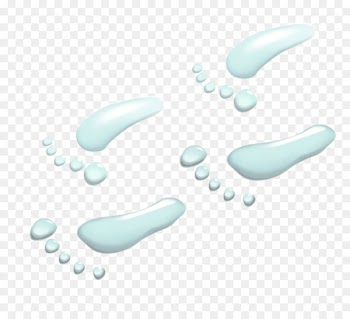 Foot Stroke Hand Hobby Information - Translucent footprints 
