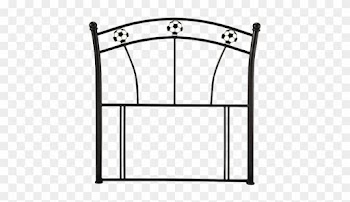 Football 90cm Single Headboard - Serene Furnishings Serene Soccer Guest Bed