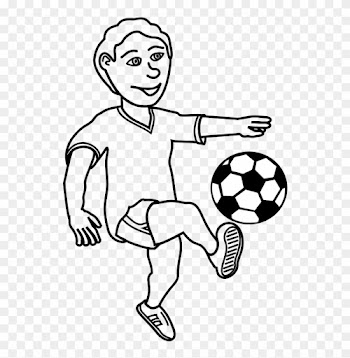 Football Black And White Football Black And White Image - Soccer Ball Clip Art