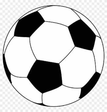 Football Black And White Football Clipart Images - Soccer Ball Drawing Png