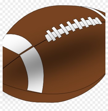 Football Clipart American Football Clip Art At Clker - Brown Football Shower Curtain