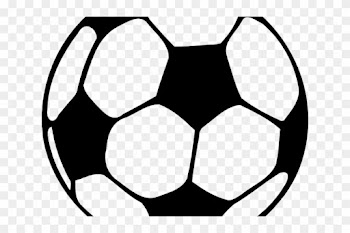 Football Clipart Clipart Black - Soccer Ball Png Vector