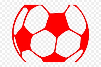 Football Clipart Red - Soccer Ball Png Vector