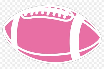 Football Cliparts Pink - Powder Puff Football