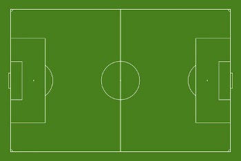 Football field top view illustration | Free Vector - rawpixel