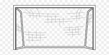 Football Goal Clipart - Cartoon Soccer Goal Png