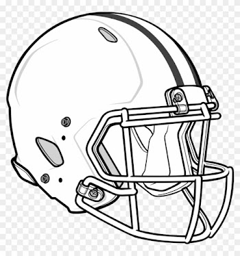 Football Helmet Free Coloring Pages Of Blank Football - Cool Football Helmet Drawings