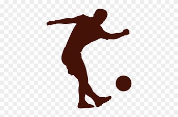 Football Lob Player Transparent Png - Transparent Soccer Silhouette