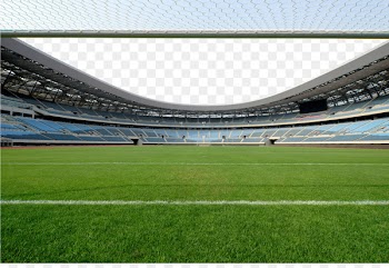 Football pitch Stadium Computer file - Green stadium 