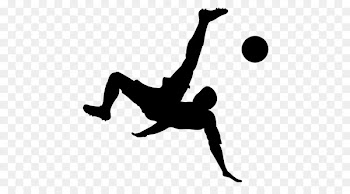 Football player Bicycle kick Kickball - players vector 