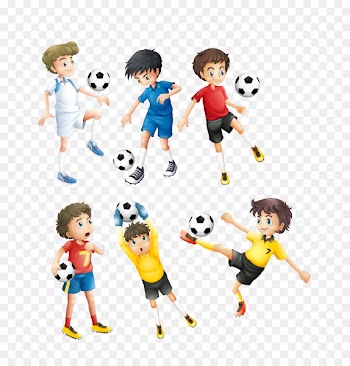 Football player Clip art - Vector children Avatar 