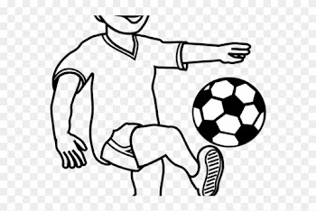 Football Player Clipart - Soccer Ball Clip Art