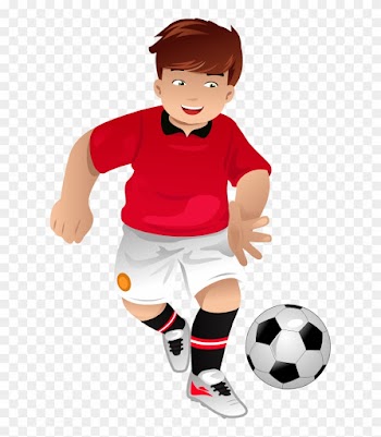 Football Player Drawing - Soccer Players Cartoon Png