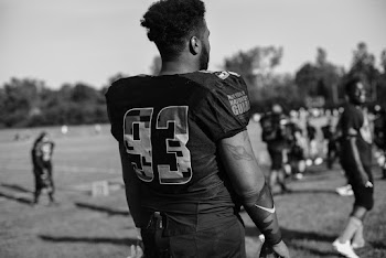Football Player Grayscale Photo