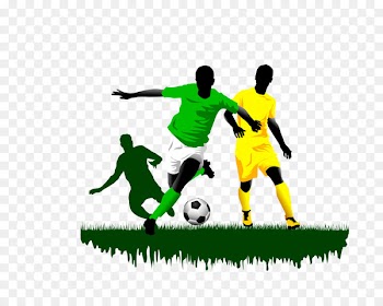Football player Kick - Football player silhouette 