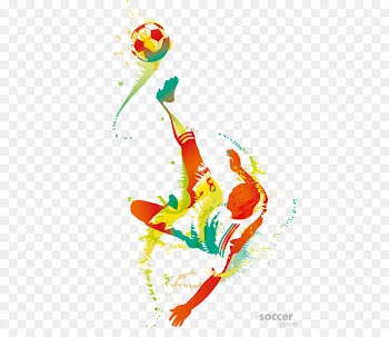 Football player Kick - Footballer template download 