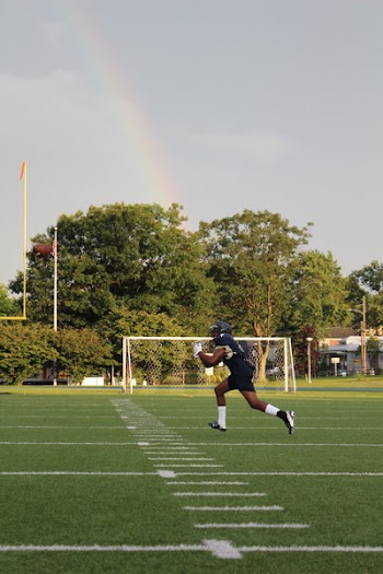 Football Player on Field