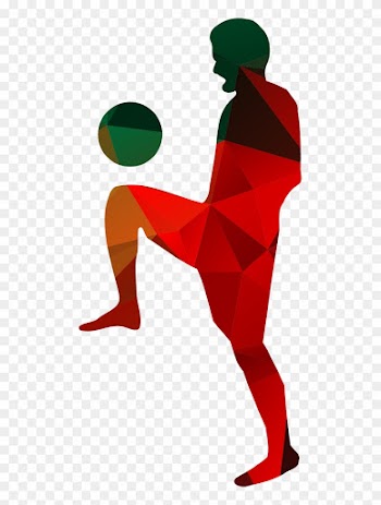 Football Player Silhouette Clip Art - Soccer Silhouette