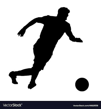 football player silhouette icon