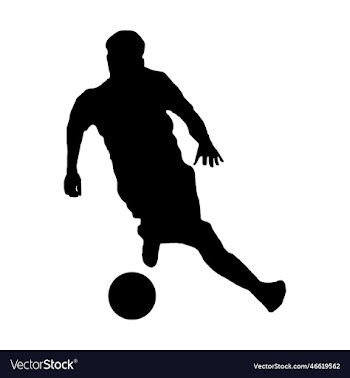 football player silhouette icon