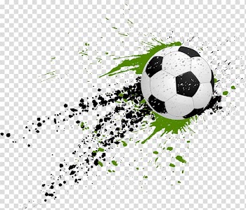 Football player Sports Mural, animation football transparent background PNG clipart