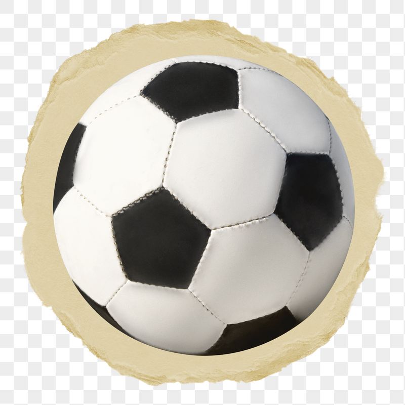 Football png ripped paper sticker, | Free PNG - rawpixel