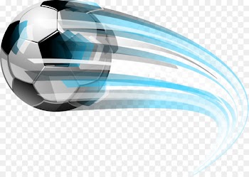 Football Sport Shin guard - Vector flying football 