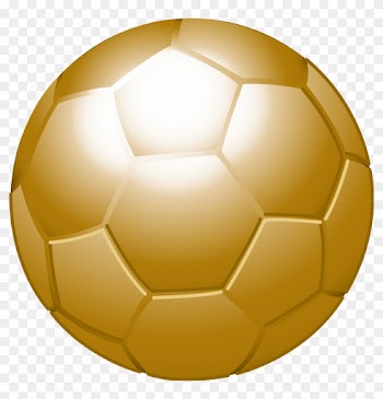 Football Trophy Clipart 18, - Gold Soccer Ball Png