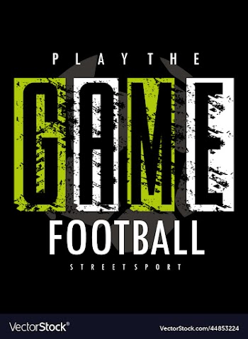 football typography for t shirt design premium