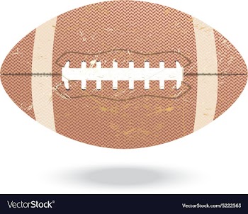 Football-vintage vector image