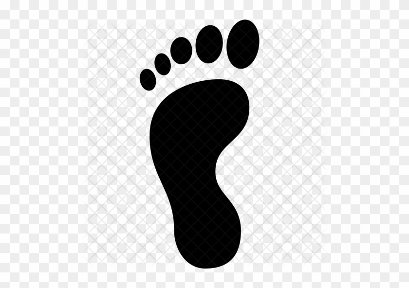 Footsteps Icon - Foot Png