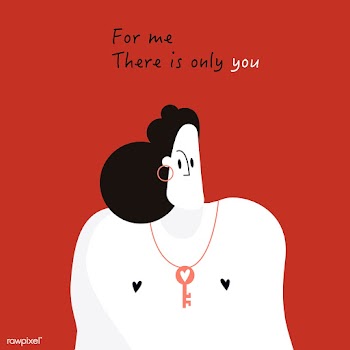 For me there is only you | Free stock vector - 563346