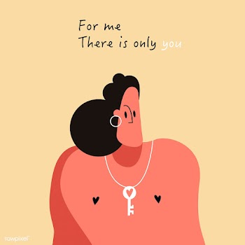 For me there is only you | Free stock vector - 563355