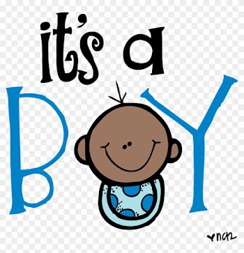For My Friend Lara - Its A Boy Black Baby