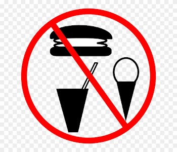 Forbidden Banned, Drinks, Food, Warning, Prohibited, - No Junk Food Symbol