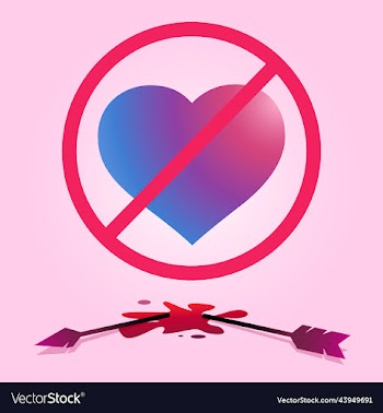 forbidden love with pink background