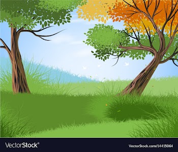 Forest and season vector image