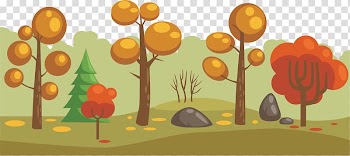 Forest Autumn , Autumn forest transparent background PNG clipart