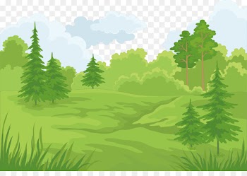 Forest Cartoon Landscape Clip art - Vector Castle Baiyun 