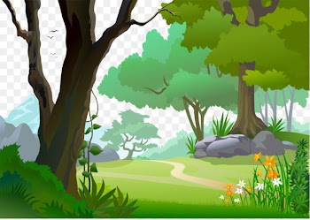 Forest Euclidean vector Clip art - Vector forest landscape 