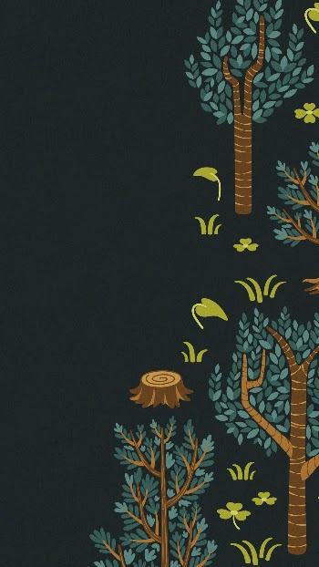 Forest mobile wallpaper, nature illustration | Free Photo - rawpixel