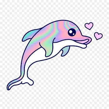 Forever Dolphin Love Oceanic dolphin Porpoise Tattoo - cute dolphin 