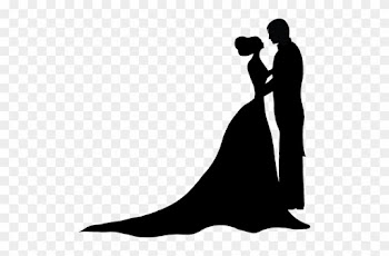 Forgetmenot Bride And Groom Silhouettes Fondant Pinterest - Bride And Groom Silhouette