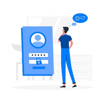 Forgot password concept illustration Free Vector