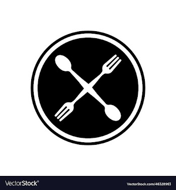 fork and spoon icon food sign