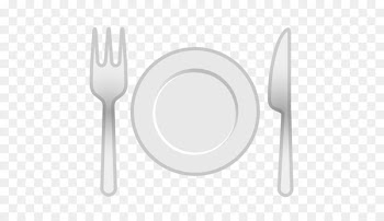 Fork Knife Spoon Plate Emoji - fork 