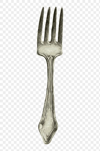 Fork png sticker cutlery illustration, | Free PNG - rawpixel