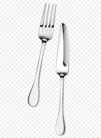 Fork Table knife Spoon - Silver fork and knife 